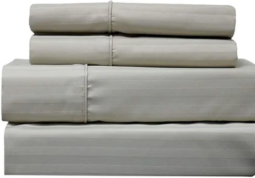 Vista 9 de Royal Hotel Bedding - Sábanas de 650 hilos, antiarrugas, bolsillo profundo, mezcla de algodón, de satén, hipoalergénicas, juego de 4 piezas