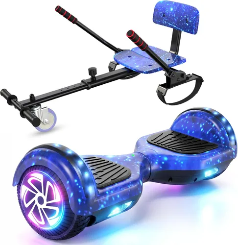 Vista 24 de LIEAGLE Hoverboard, All-Terrain Self-Balancing Scooter All Age Groups 01—6.5" Negro