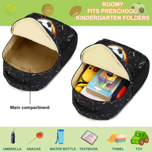 Vista 4 de LOIDOU Mochila para adolescentes y niñas, mochila escolar con lonchera y estuche para lápices, juego de bolsas escolares 3 en 1
