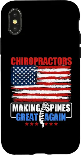 Vista 5 de Chiropractors Making Spines Great Again - Physical Therapist Case for iPhone 17