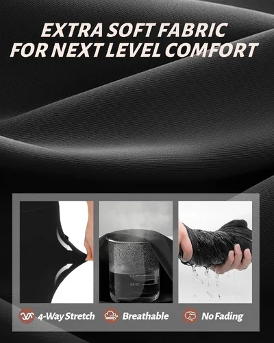 Vista 40 de NexiEpoch - Paquete de 4 leggings suaves para mujer, con bolsillos, control de abdomen y cintura alta, pantalones capri para yoga y ejercicio