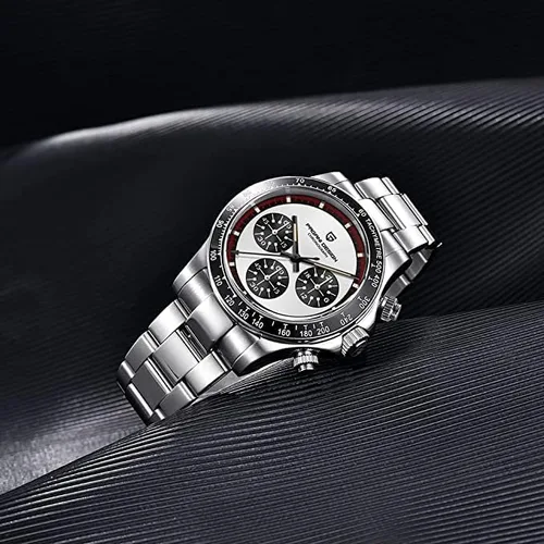 Vista 3 de LACZ DENTON Pagani Design PD1644 Relojes de cuarzo para hombre, acero inoxidable, cronógrafo, impermeable, 100M, reloj deportivo para hombre, regalo