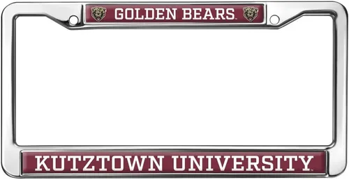 Vista 278 de Texas A&M University - Texarkana Mascot - Marco de metal estándar para placa de matrícula de tamaño completo