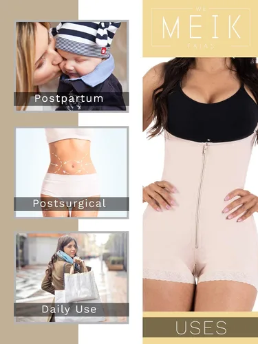 Vista 7 de Fajas Colombianas Reductoras y Moldeadoras para Mujer Body Shaper for Women
