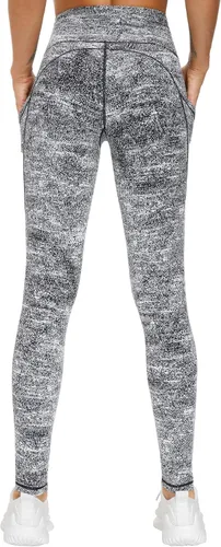 Vista 5 de The Gym People Pantalones deportivos gruesos de tiro alto, con bolsillos y control de abdomen, leggings para entrenar, correr, hacer yoga, para mujer