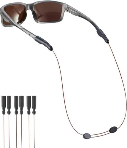 Vista 8 de Correa para lentes de sol, correa ajustable sin cola, lentes y correas de cable, soportes para lentes alrededor del cuello, cordón para hombres