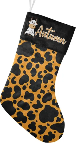 Vista 25 de Calcetines de Navidad con lindo panda verde personalizado con nombre, medias de Navidad personalizadas para la temporada de vacaciones familiares