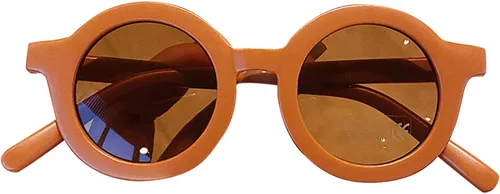 Vista 6 de Yimin Kids Sunglasses,UV-Proof Round Sunglasses for Kids - Sun Eyewear Streamlined Arc Design Integrated Nose Pads Thick Frame