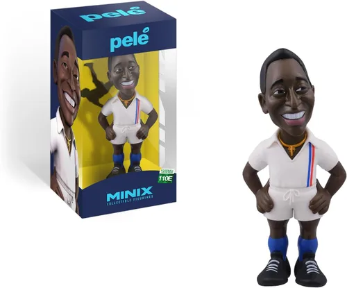 Vista 6 de MINIX COLLECTIBLE FIGURINES - Figura deportiva coleccionable de 4.7 in, Pelé - Brasil 1ST KIT