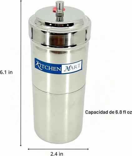 Vista 2 de Cafetera de goteo de café con filtro de acero inoxidable del sur