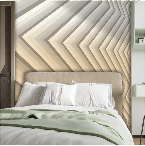 Vista 2 de Shiplap - Papel tapiz para despegar y pegar, color crema, para Baño, geométrico, a cuadros, fácil de cortar (31.5 pulgadas de ancho) x 24 pulgadas