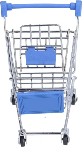 Vista 9 de Dpofirs Mini carrito de supermercado, carrito de compras, carrito de supermercado, mini carrito de compras, mini juguete de almacenamiento
