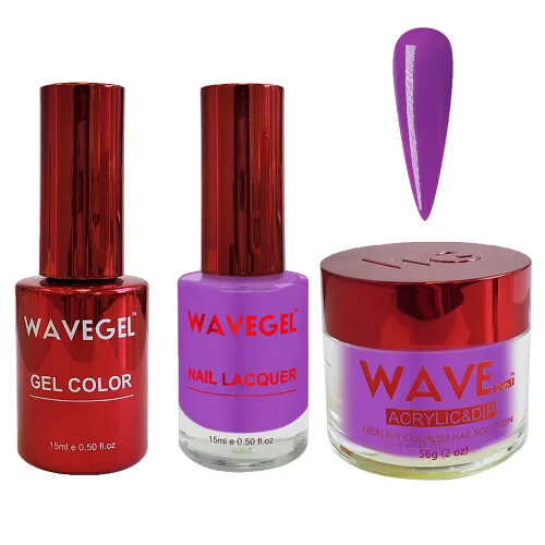 Vista 21 de WAVEGEL - Juego de gel de remojo, laca de uñas y polvo acrílico y polvo de inmersión a juego - Colección Queen - #001 Negro sedoso