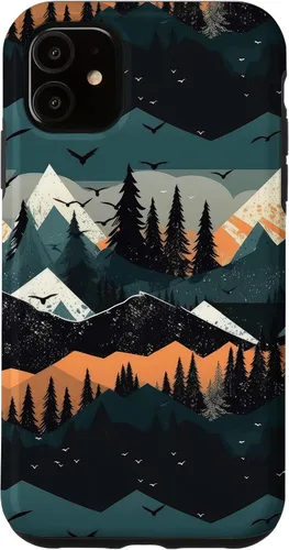 Vista 8 de iPhone 16 Abstract Outdoor Landscape Aesthetic Mountain Case