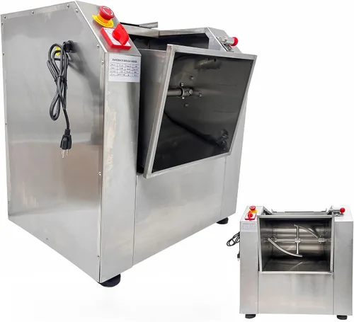 Vista 12 de INTSUPERMAI Mezclador eléctrico comercial de la harina de la máquina del mezclador de la masa de 33.1 lbs con el cuenco de inclinación de 90 grados