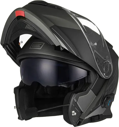 Vista 9 de ORIGINE Casco Modular Bluetooth con Marcación por Voz para Casco de Motocicleta, Llamadas Manos Libres, Aprobado por DOT