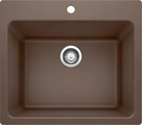 Vista 9 de BLANCO 401920 Liven Lavabo de lavandería, 25 pulgadas de largo x 22 pulgadas de ancho x 12 pulgadas de profundidad, antracita