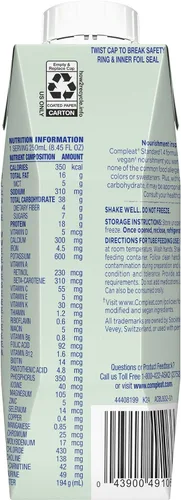Vista 2 de Nestle Compleat Suplemento oral estándar de 1.4 cales, vainilla, caja de 8.45 onzas, 6 unidades Oral Supplement,Adult,8.45 oz.,Carton,Vanilla