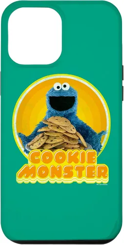 Vista 6 de Funda termoadhesiva para iPhone 14 Sesame Street Cookie Monster
