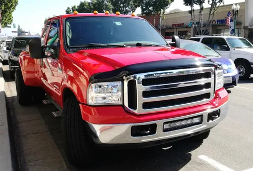 Vista 7 de iJDMTOY Barra de luz LED de 21 pulgadas para montaje en rejilla inferior compatible con Ford F250 F350 F450 1999-07, incluye (1) barra de luz LED