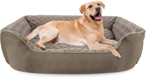 Vista 8 de JOEJOY - Cama rectangular para perros grandes, medianos y pequeños - Cama de sofá ortopédica lavable, suave y transpirable para cachorros
