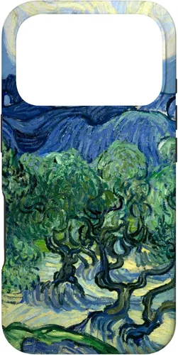 Vista 30 de Van Gogh Olivos con Alpilles Painting Famous Art Funda para iPhone 17