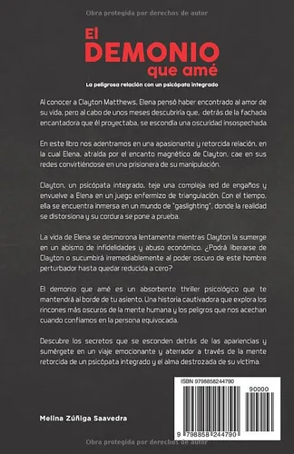 Vista 2 de El demonio que amé La peligrosa relación con un psicópata integrado (Spanish Edition)