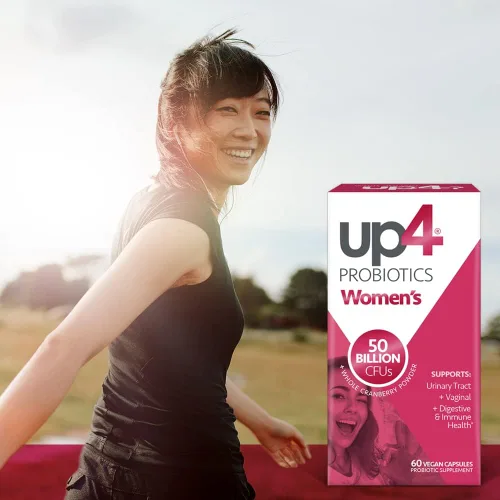 Vista 6 de up4 Suplemento probiótico para mujeres, apoyo vaginal, digestivo e inmunológico, 50 mil millones de UFC garantizados, sin OMG, sin gluten, sin soja