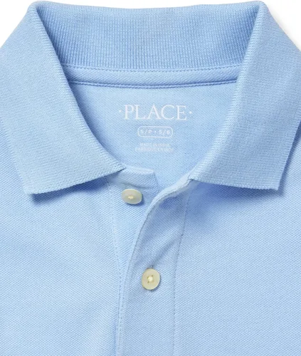 Vista 2 de The Children's Place boys Uniform Long sleeve Pique Polo 2 pack