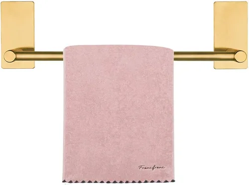 Vista 24 de NearMoon toallero de barra autoadhesivo de acero inoxidable para baño, soporte para colgar toallas en la pared, estilo contemporáneo, sin