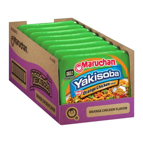 Vista 23 de Maruchan Yakisoba - Sabor a queso cheddar, 3.96 onzas, paquete de 8, (4178990766)