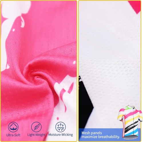 Vista 2 de ARSUXEO Camiseta de ciclismo de manga corta para hombre, camiseta de ciclismo de montaña MTB con bolsillos con cremallera reflectante