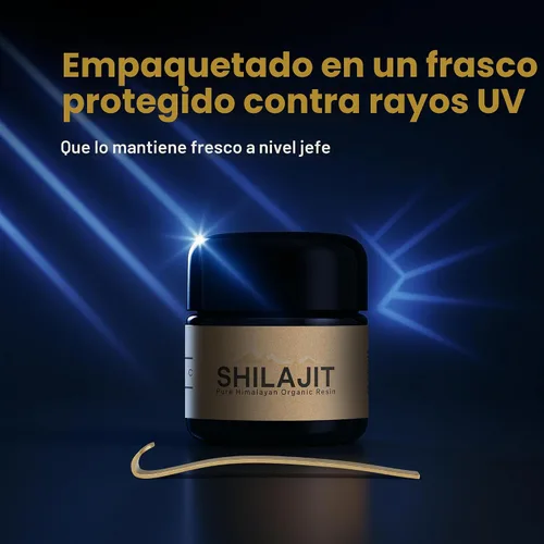 Vista 8 de Resina de Shilajit Orgánico del Himalaya - Potencia Máxima de 500mg, Shilajit Puro Testado en Laboratorio para Hombres y Mujeres, Ácido Fúlvico