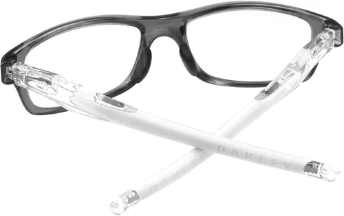 Vista 4 de BroLizard Brazos de repuesto para marco transparente satinado Oakley Crosslink de vidrio - B
