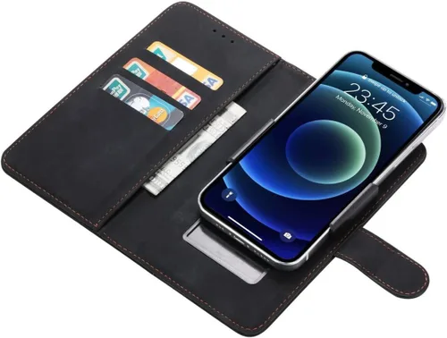 Vista 2 de Cover for AGM Note N2 + HD Film Protector - Black-FG