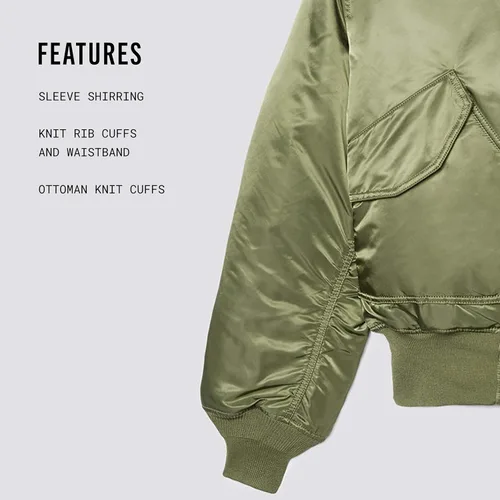 Vista 4 de Alpha Industries CWU 45P Flight Chaqueta para hombre, marino