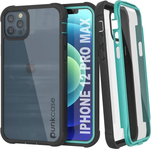 Vista 9 de [Usado] PunkCase Funda [Serie Spartan] Funda transparente resistente con protector de pantalla integrado, protección de cuerpo completo ultra