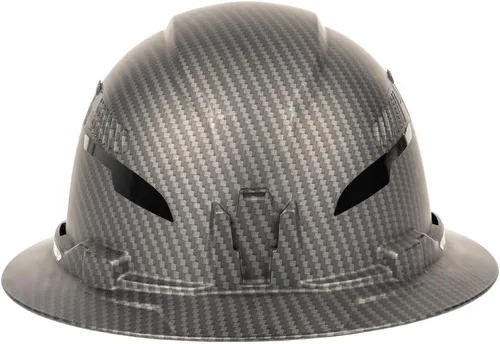Vista 7 de Klein Tools 60626 - Casco duro, ala completa ventilada con diseño KARBN premium, casco duro tipo 1 clase C, suspensión de trinquete de 4 puntos