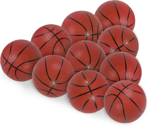 Vista 10 de Aoneky Baloncesto de goma para interiores y exteriores con bomba - Tamaño 1/2/3/5/6/7