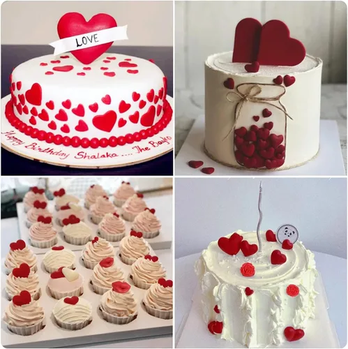 Vista 2 de 4 moldes de silicona con forma de corazón, 8 tamaños para decoración de galletas, pasteles, pasteles, chocolates