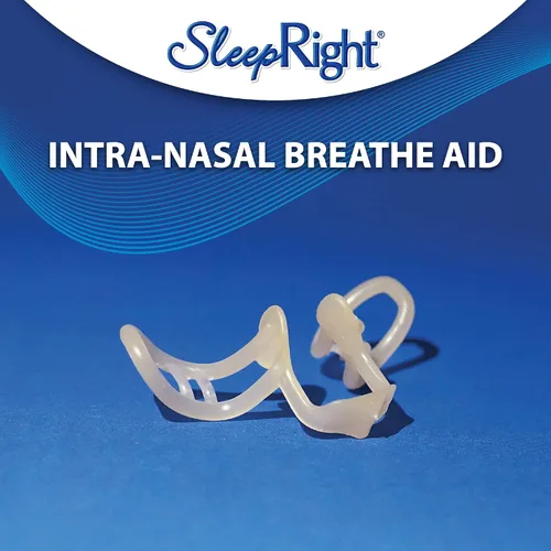 Vista 3 de SleepRight Ayudas respiratorias intrasales para dormir, dilatador nasal reductor de ronquidos - Paquete de 2 (4 unidades)