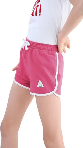 Vista 16 de Rolanko Pantalones cortos activos de delfín para niñas, paquete de 3 unidades, ciclismo, correr, verano, playa, atletismo, deportes, 4-14 años