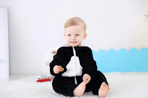 Vista 7 de Disfraz unisex para niños disfraz de Halloween traje de animal con capucha