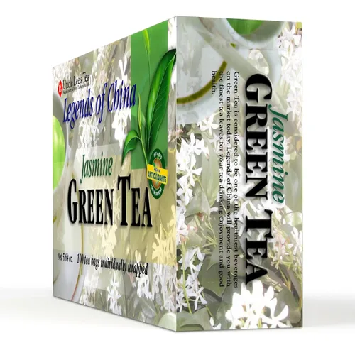 Vista 3 de Uncle Lees Tea Organic Legends of China - Té verde de jazmín 100 natural premium bolsas de té verde sabor fresco disfruta con miel té caliente