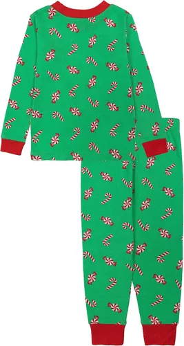 Vista 2 de Disney Kids' Mickey Minnie Mouse 2-Piece Snug-fit Cotton Pajama Set