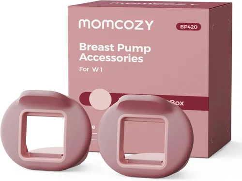 Vista 12 de Momcozy A1Pro - Masajeador de lactancia con calor, vibración profunda, rojo