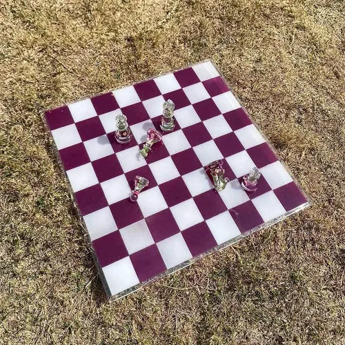 Vista 7 de RESINWORLD Juego de Ajedrez – Molde de Tablero de Ajedrez Grande de 12 Pulgadas y Molde de Pieza de Ajedrez de Silicona 3D de Tamaño Completo