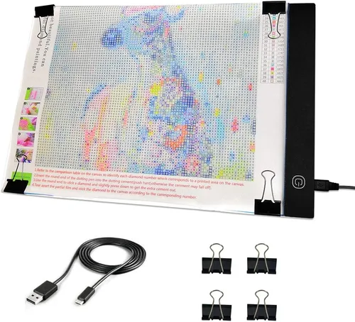 Vista 11 de Mlife Almohadilla de Luz Grande A1 Mejorada para Pintura de Arte de Diamante, Caja de Luz de Dibujo y Copia con Atenuación Continua para Calcar