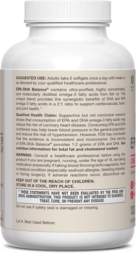 Vista 9 de Equilibro EPA-DHA de Jarrow Formulas, EPADHA120, 120, 1, 1