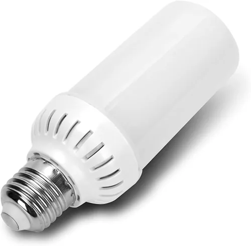 Vista 3 de Bombilla LED de llama E26 con base de tornillo Edison mediana CC, 12 voltios, iluminación de bajo voltaje para paisajismo del hogar, sistema
